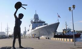 NATO karo laivai atplaukė į Klaipėdą