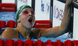 Rūta Meilutytė pagerino Lietuvos 50 m plaukimo krūtine rekordą