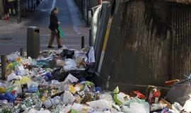 Dėl gatvių šlavėjų streiko Madridas skendi šiukšlėse