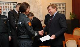 Pagerbė Klaipėdos policijos pareigūnus