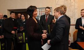 Pagerbė Klaipėdos policijos pareigūnus