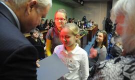 Apdovanoti gabiausi mokiniai