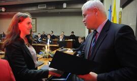 Apdovanoti gabiausi mokiniai