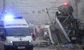 Teroras Rusijoje tęsiasi: susprogdintas troleibusas