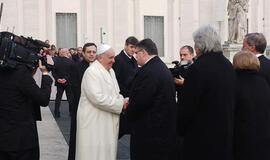 Linas Linkevičius pakvietė popiežių atvykti į Lietuvą