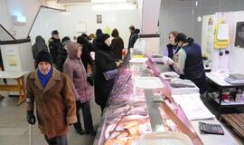 Klaipėdos turgavietės speiguotą savaitgalį