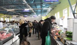 Klaipėdos turgavietės speiguotą savaitgalį