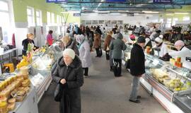 Klaipėdos turgavietės speiguotą savaitgalį