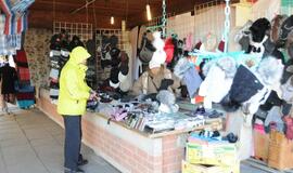 Klaipėdos turgavietės speiguotą savaitgalį