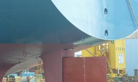 SGD terminalo laivas jau ant vandens