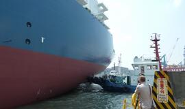 SGD terminalo laivas jau ant vandens