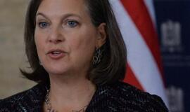 JAV diplomatė ES pastangas įvertino keiksmažodžiu (video)