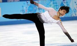 Olimpinių žaidynių auksas - Japonijos čiuožėjui Juzuru Hanju