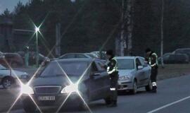 Palangoje - kelių policijos reidai