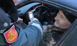 Pareigūnai tikrino Gargždų vairuotojų blaivumą