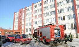 Klaipėdos Turizmo mokykloje kilo gaisras