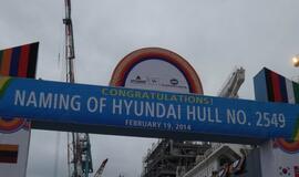 SGD laivo-saugyklos krikštynos