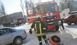 Klaipėdos Turizmo mokykloje kilo gaisras