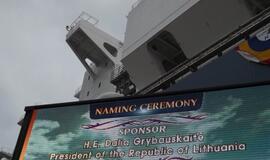 SGD laivo-saugyklos krikštynos