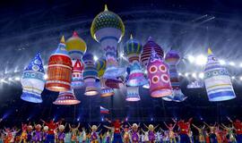 Sočio olimpinių žaidynių atidarymo akimirkos