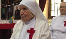 Seniausia pasaulio vienuolė paminėjo 107-ąjį gimtadienį