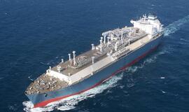 SGD laivas-saugykla sava eiga išplaukė į jūrą