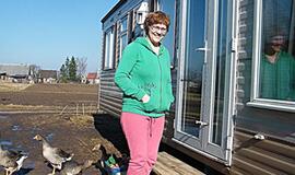 Iš Izraelio - parodyti vaikams tėviškės sniegą