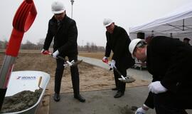 KU Verslo inkubatoriaus statybų pradžia