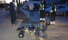 Nubaustas nuo policijos sprukęs motociklininkas