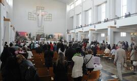 Velykų mišios Klaipėdos šv. Juozapo Darbininko bažnyčioje