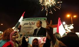 Egipto prezidento rinkimus didžiule persvara laimėjo buvęs kariuomenės vadas