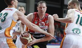 "Lietuvos rytas" ketvirtfinalio seriją pradėjo triuškinančia pergale