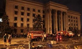 Per gaisrą Odesoje žuvo 42 žmonės, skelbiamas gedulas