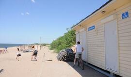 Klaipėdos paplūdimiuose - jau vasara