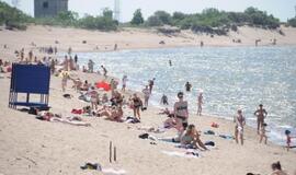 Klaipėdos paplūdimiuose - jau vasara