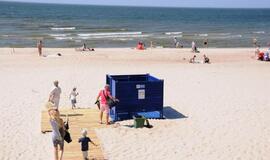 Klaipėdos paplūdimiuose - jau vasara