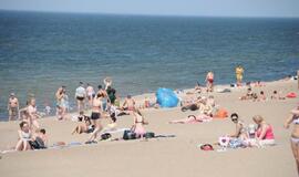 Klaipėdos paplūdimiuose - jau vasara