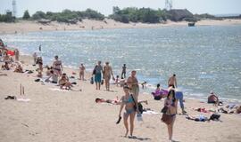 Klaipėdos paplūdimiuose - jau vasara