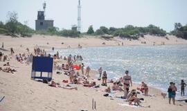 Klaipėdos paplūdimiuose - jau vasara