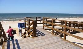 Klaipėdos paplūdimiuose - jau vasara