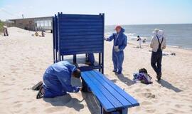 Klaipėdos paplūdimiuose - jau vasara