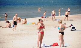 Klaipėdos paplūdimiuose - jau vasara