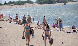 Klaipėdos paplūdimiuose - jau vasara