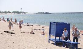 Klaipėdos paplūdimiuose - jau vasara