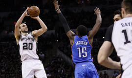 "Spurs" krepšininkai pergale pradėjo Vakarų konferencijos finalą