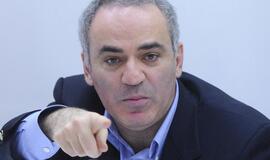 Vilniuje viešintis Garis Kasparovas kritikuoja Vladimirą Putiną