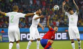 Alžyro futbolininkai nugalėjo Pietų Korėjos rinktinę 4:2