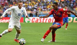 Kosta Rikos futbolininkai sužaidė lygiosiomis su anglais ir tapo D grupės nugalėtojais