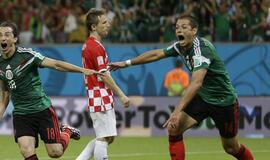 Meksikos rinktinė 3:1 nugalėjo Kroatijos futbolininkus ir pateko į aštuntfinalį