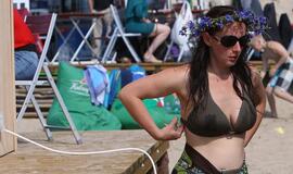 Palangos pajūrį kaitino pirtininkų varžytuvės